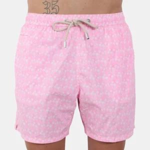 LIGHT AND STRETCH SWIMSHORT - DRAW PALM 21