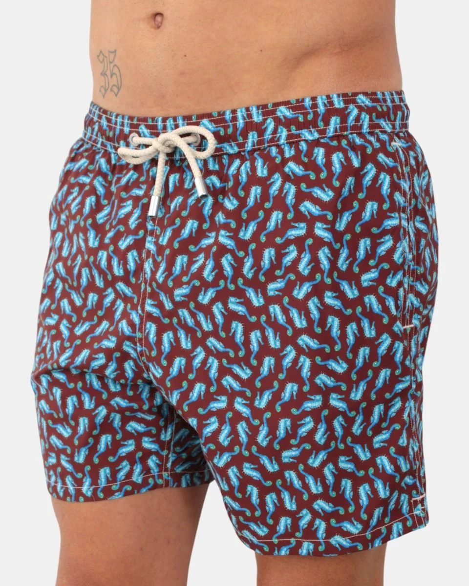 LIGHT AND STRETCH SWIMSHORT - SEAHORSE DANCE 18 - immagine 3