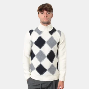 MAGLIA A DOLCEVITA KANGRA - 00110 PANNA/GRIGIO