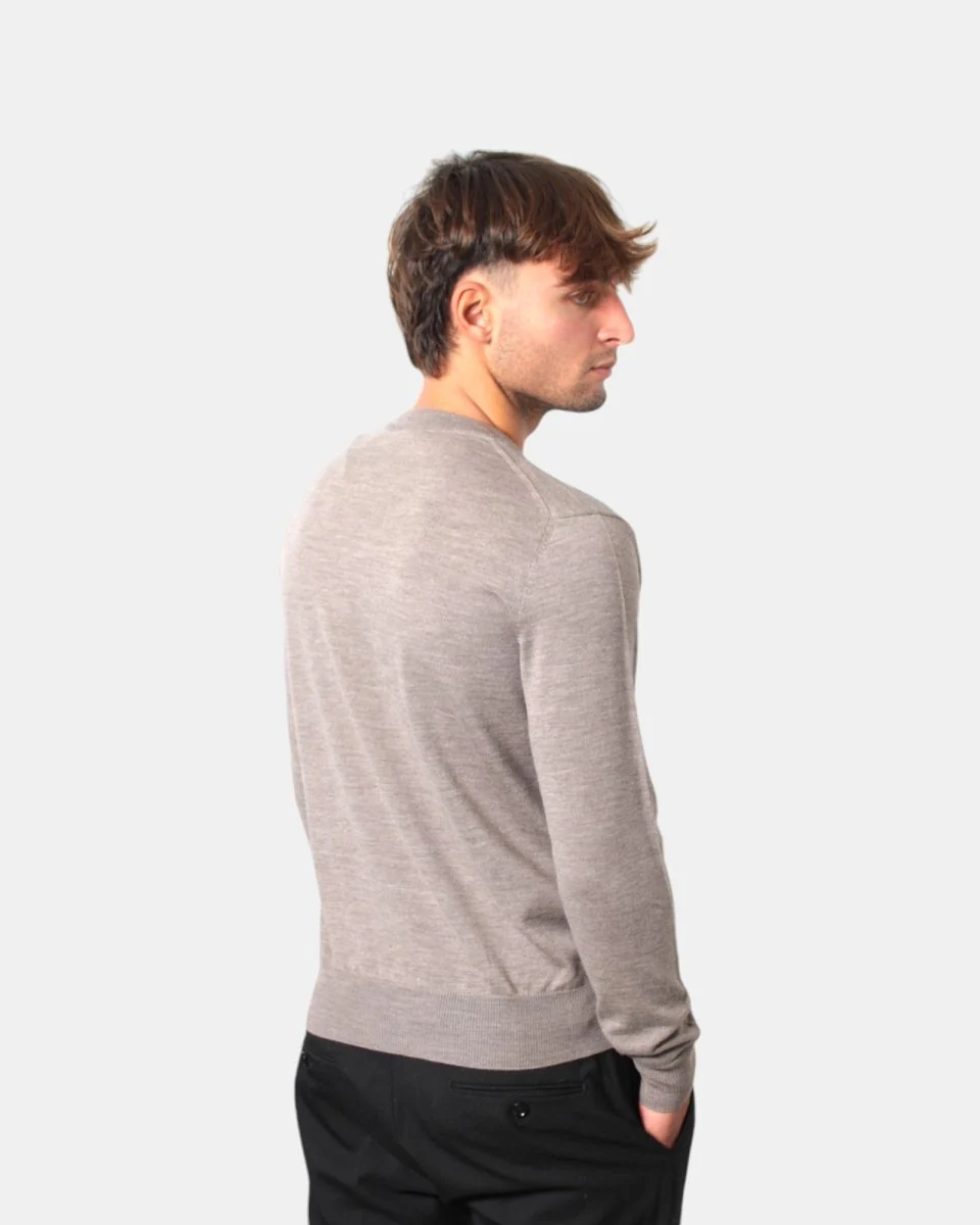 MAGLIA A GIROCOLLO ALTEA - 32 MARRONE - immagine 4