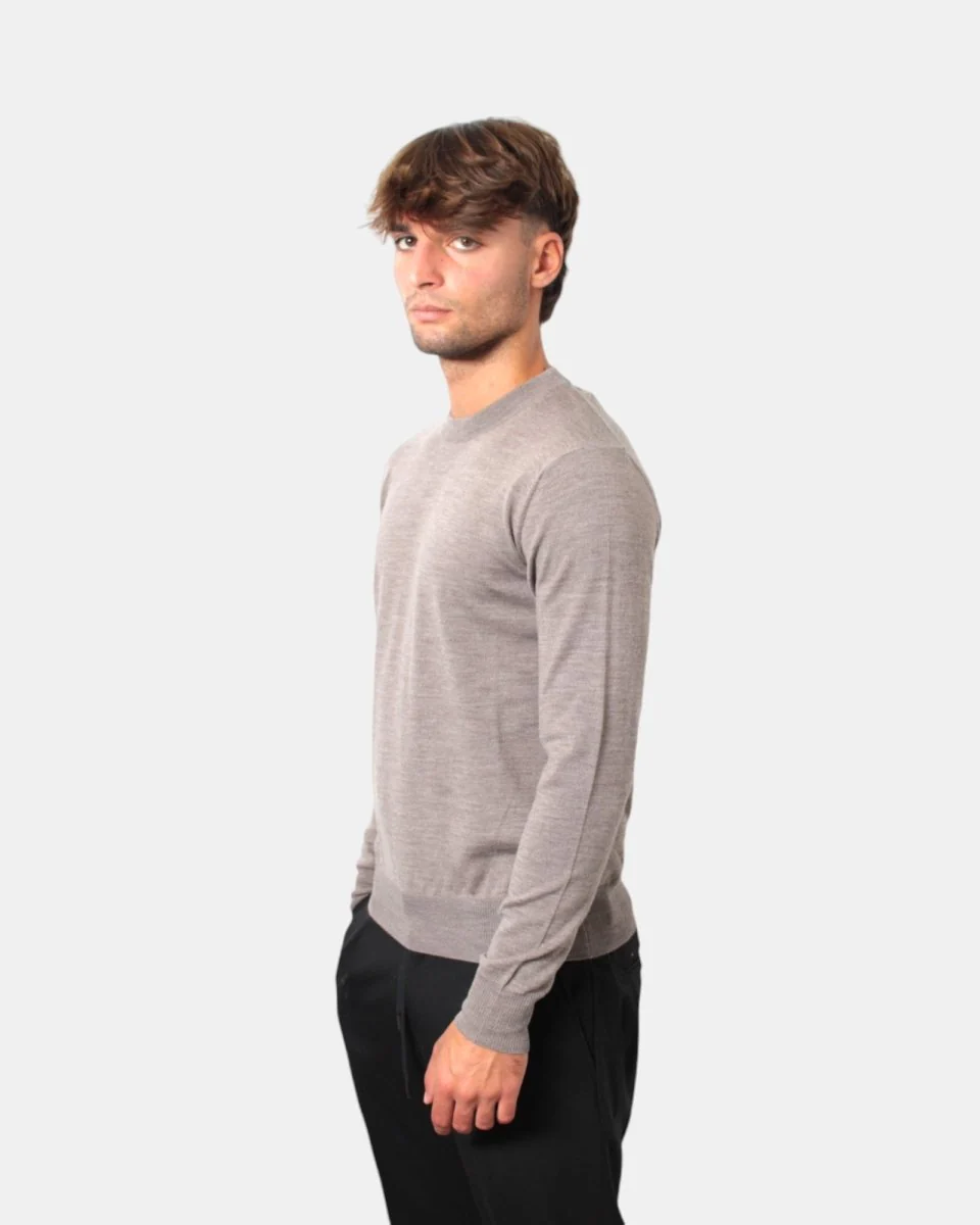 MAGLIA A GIROCOLLO ALTEA - 32 MARRONE - immagine 3