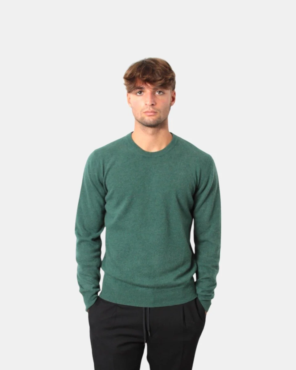 MAGLIA A GIROCOLLO ALTEA - 47 VERDE - immagine 2