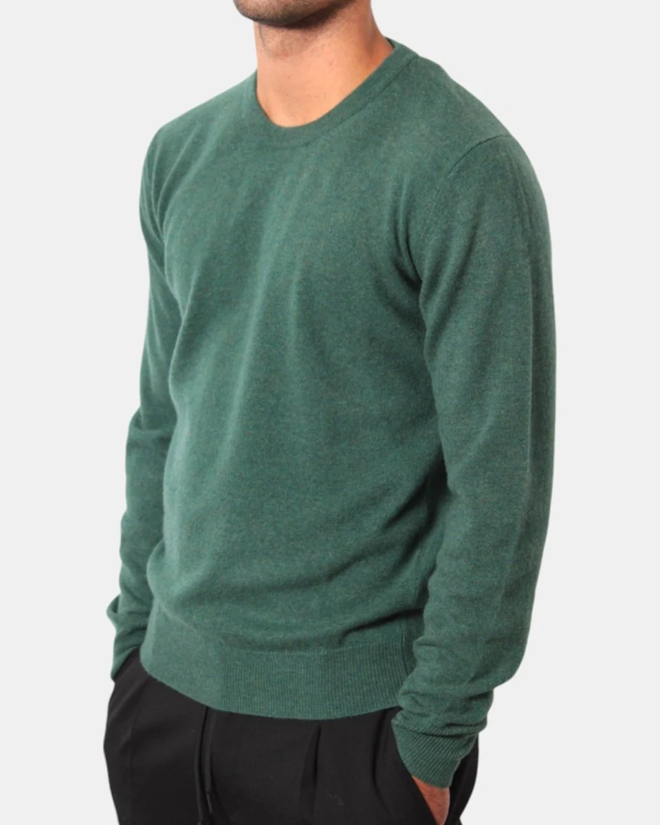 MAGLIA A GIROCOLLO ALTEA - 47 VERDE - immagine 5