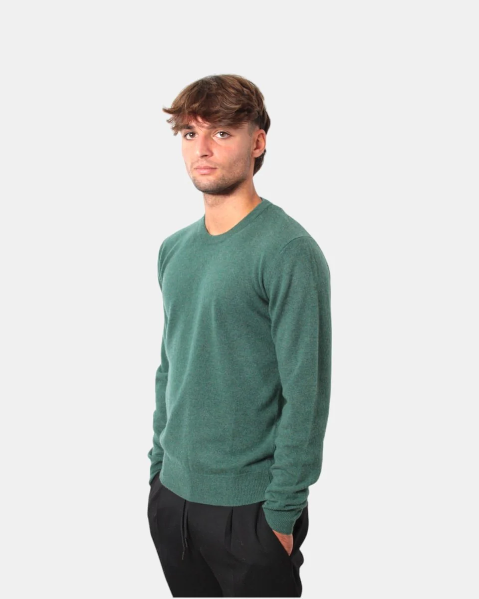 MAGLIA A GIROCOLLO ALTEA - 47 VERDE - immagine 3