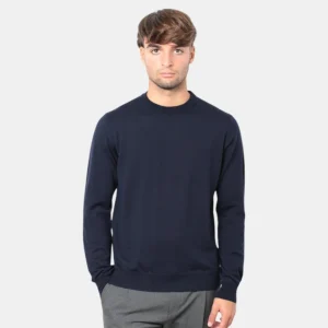 MAGLIA A GIROCOLLO BELLWOOD - 000015 BLU SCURO