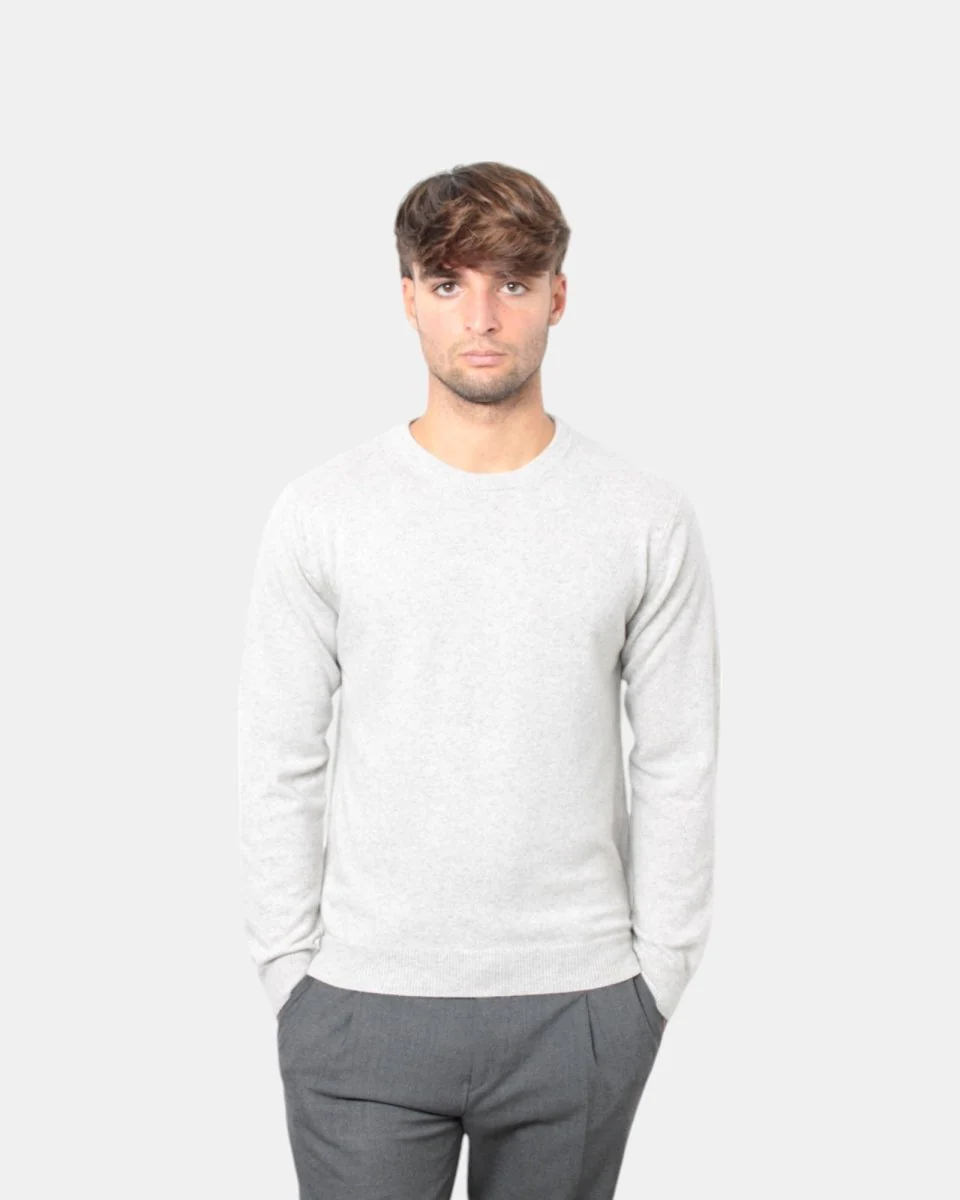 MAGLIA A GIROCOLLO BELLWOOD - 000022 GRIGIO MEDIO