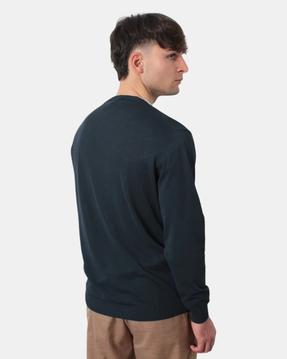 MAGLIA A GIROCOLLO DANIELE FIESOLI - 0023 NOTTE - immagine 4