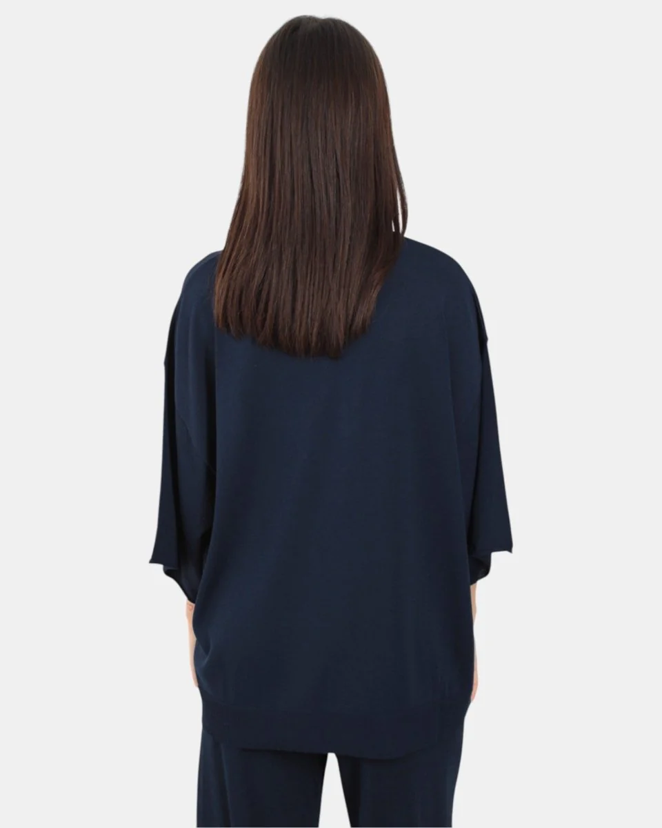 maglia a girocollo jei-o 2000 blu - immagine 4