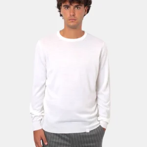 MAGLIA A GIROCOLLO KANGRA - 00001 BIANCO