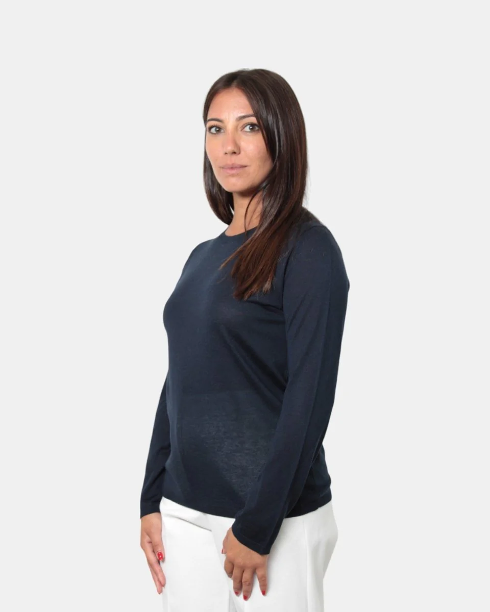 MAGLIA A GIROCOLLO KANGRA - 00013 NERO - immagine 3