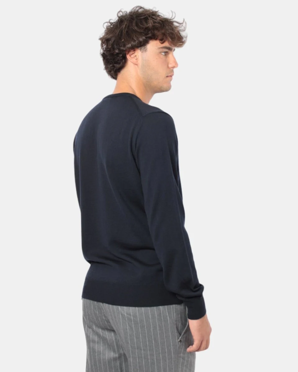 MAGLIA A GIROCOLLO KANGRA - 00041 BLU - immagine 4