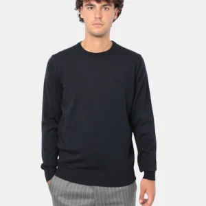 MAGLIA A GIROCOLLO KANGRA - 00041 BLU