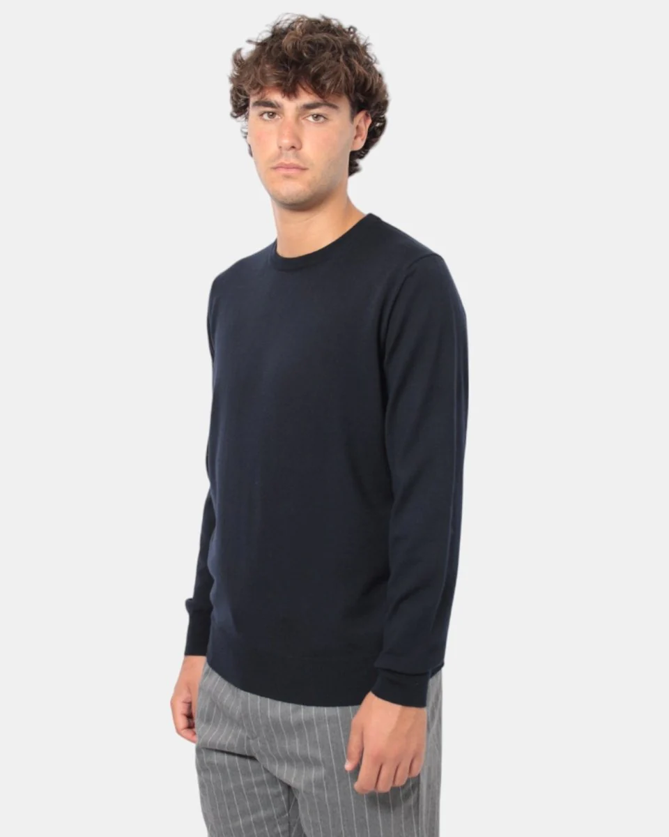 MAGLIA A GIROCOLLO KANGRA - 00041 BLU - immagine 3