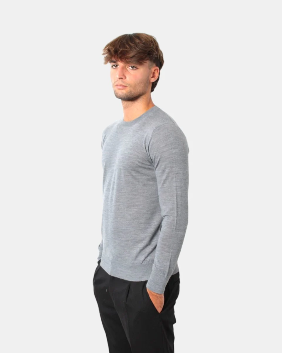 MAGLIA A GIROCOLLO KANGRA - 00217 GRIGIO - immagine 3