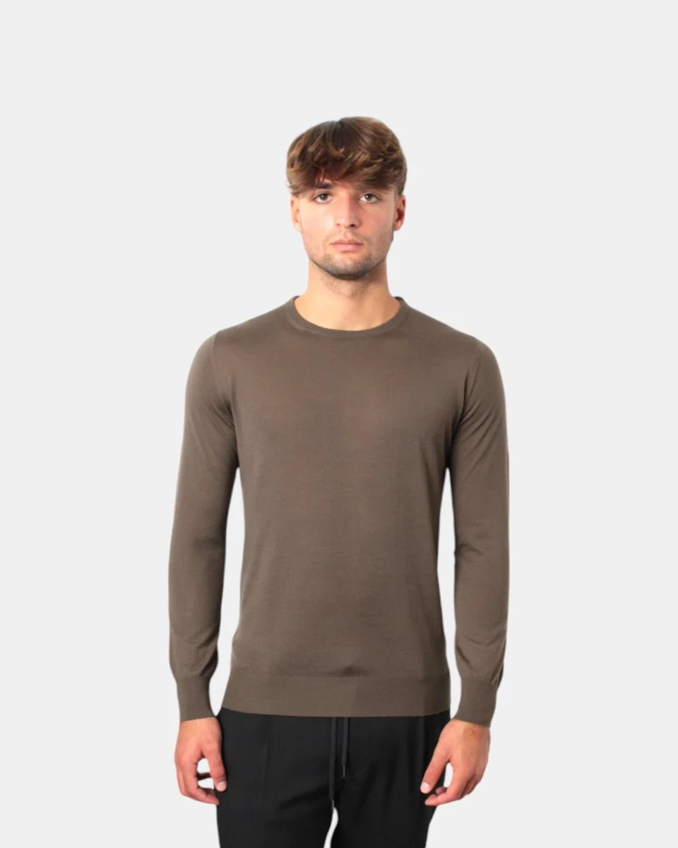 MAGLIA A GIROCOLLO KANGRA - 00239 BRUCIATO