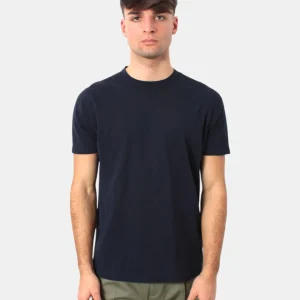 MAGLIA A GIROCOLLO KANGRA IN RASATO CALATO - 38 BLU