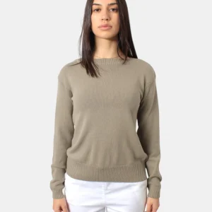 maglia a girocollo mm max mara mod. svago - 001 sabbia