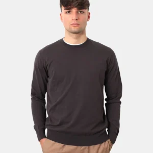 MAGLIA A GIROCOLLO PAOLO PECORA - 2230 MARRONE