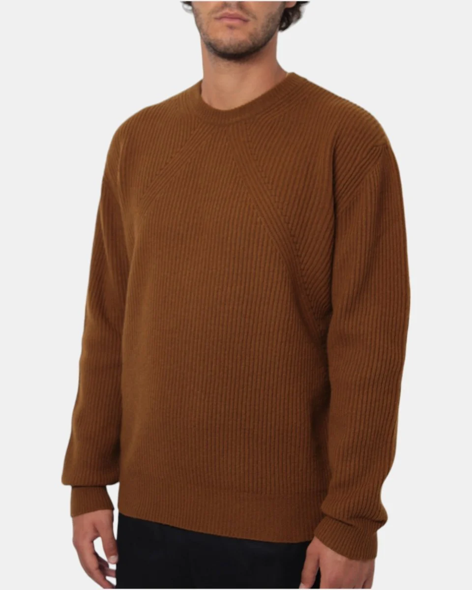 MAGLIA A GIROCOLLO PAOLO PECORA - 2262 BRUCIATO - immagine 5