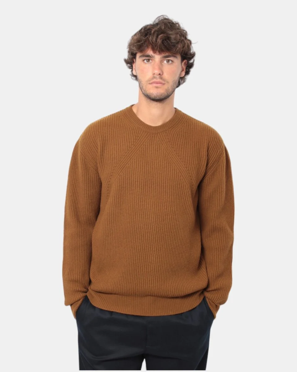 MAGLIA A GIROCOLLO PAOLO PECORA - 2262 BRUCIATO - immagine 2