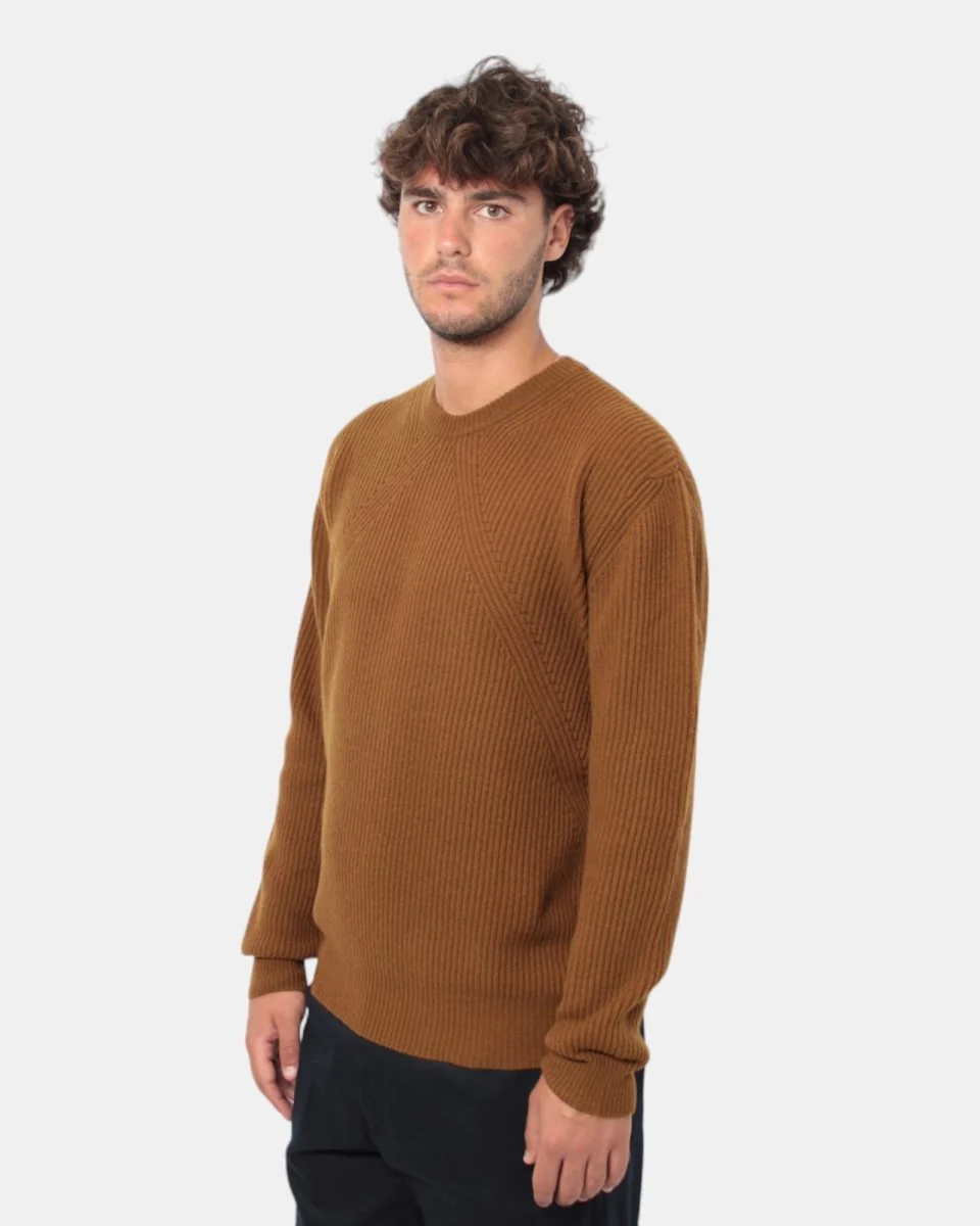 MAGLIA A GIROCOLLO PAOLO PECORA - 2262 BRUCIATO - immagine 3