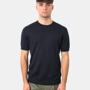 MAGLIA A GIROCOLLO PAOLO PECORA - 6685 BLU