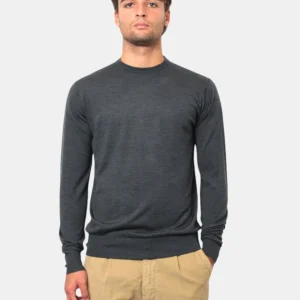 MAGLIA A GIROCOLLO PEOPLE OF SHIBUYA MOD. NOKKUNEW - 950 GRIGIO