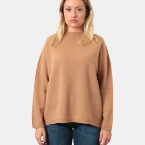 MAGLIA A GIROCOLLO RASATO DANIELE FIESOLI - 35 CAMEL