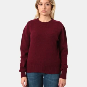 MAGLIA A GIROCOLLO RASATO DANIELE FIESOLI - 52 VINO