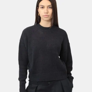 Maglia a girocollo roberto collina - b4110 navy