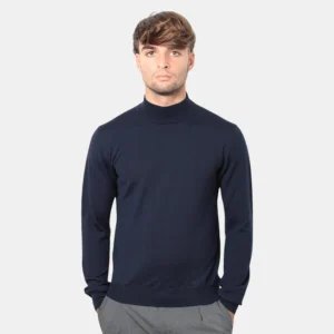 MAGLIA A LUPETTO BELLWOOD - 000015 BLU SCURO