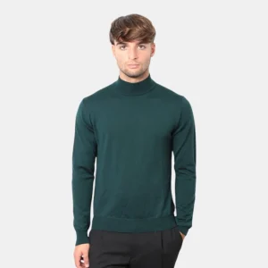 MAGLIA A LUPETTO BELLWOOD - 000019 VERDE SCURO