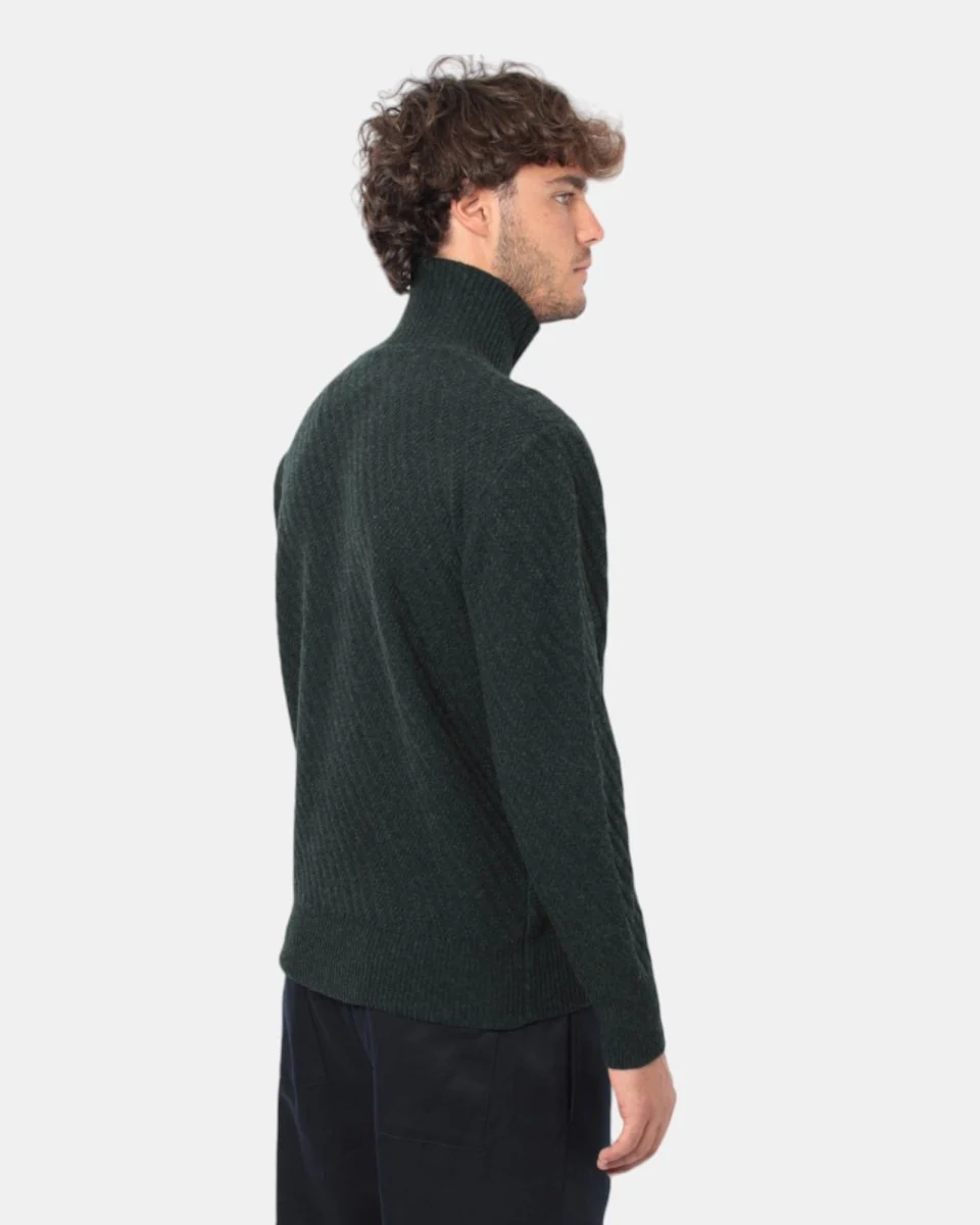 MAGLIA A LUPETTO PAOLO PECORA - 5791 MILITARE - immagine 4