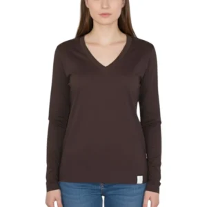 maglia a v - 604 moka