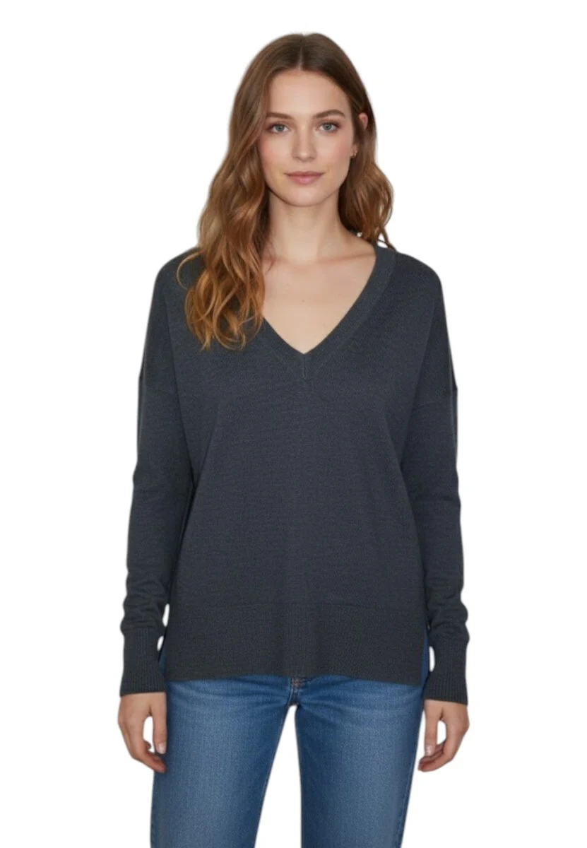 maglia a v - 783 storm grey