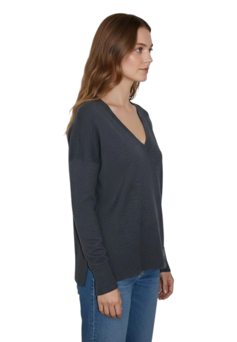 maglia a v - 783 storm grey - immagine 3