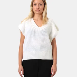 MAGLIA A V KANGRA - 00706 BIANCO