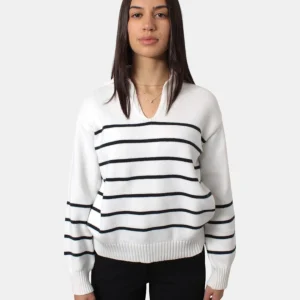 maglia a v mm max mara mod. billy - 001 bianco