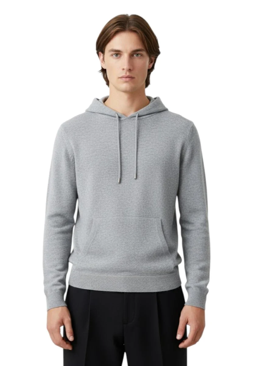 maglia con cappuccio - 10 grey