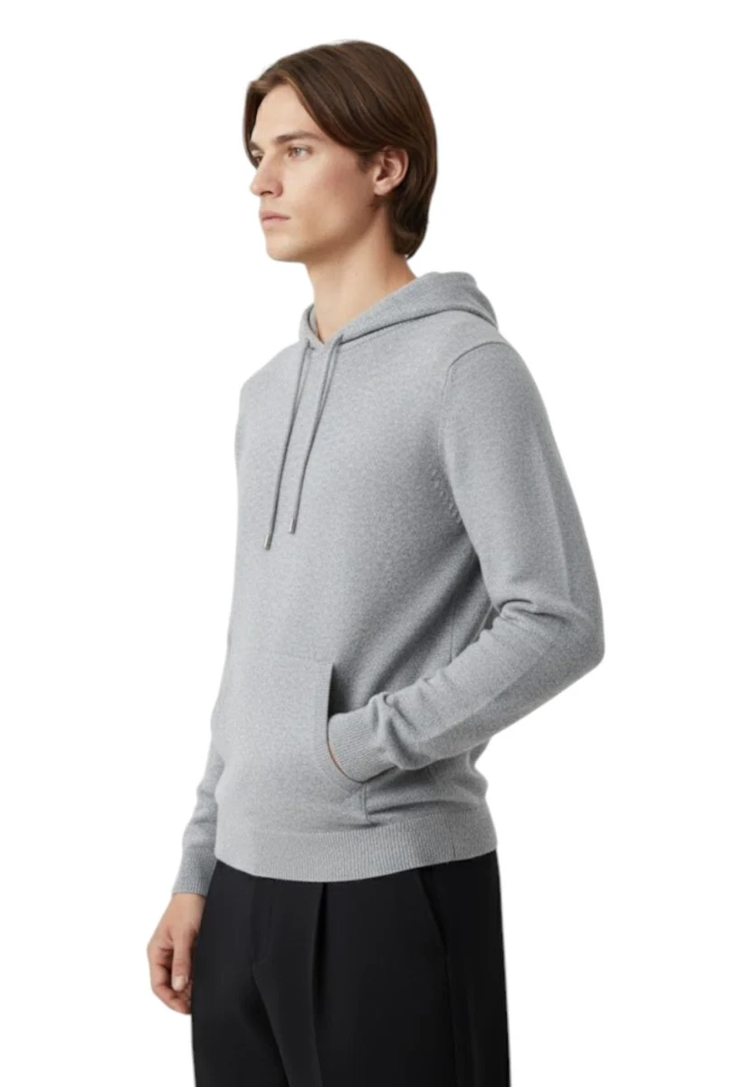 maglia con cappuccio - 10 grey - immagine 3