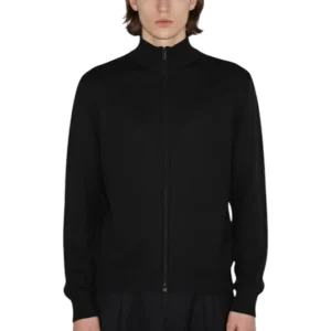maglia con zip - nero