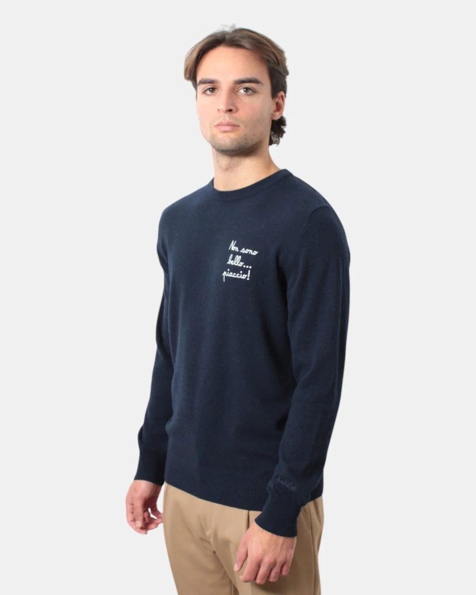 MC2 SAINT BARTH - Maglie A Girocollo Blu - immagine 3