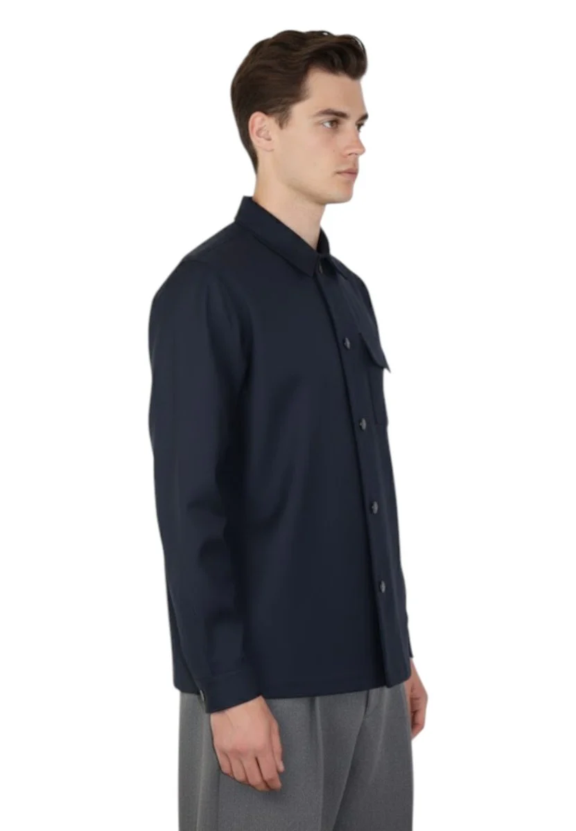 MICHELE CARBONE - Field Jacket Blu - immagine 3