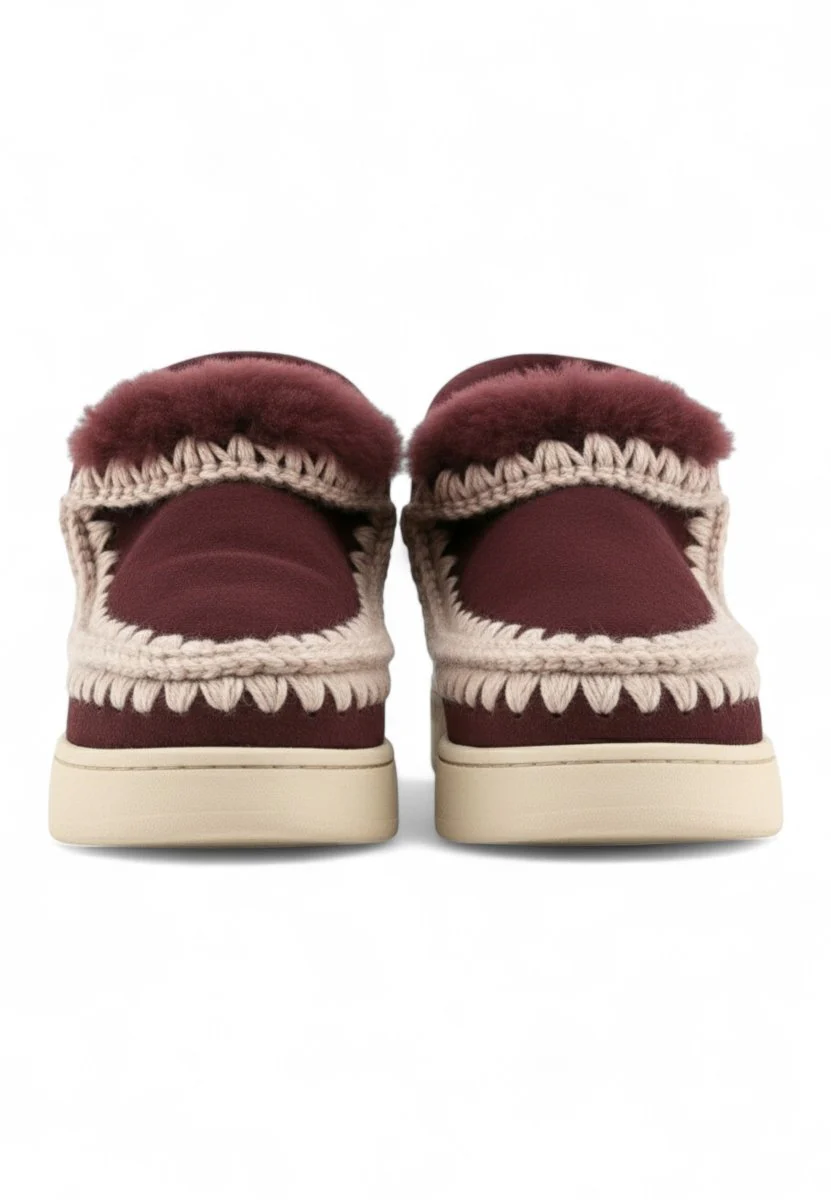 new eskimo sneaker suede let - cab cabernet - immagine 5