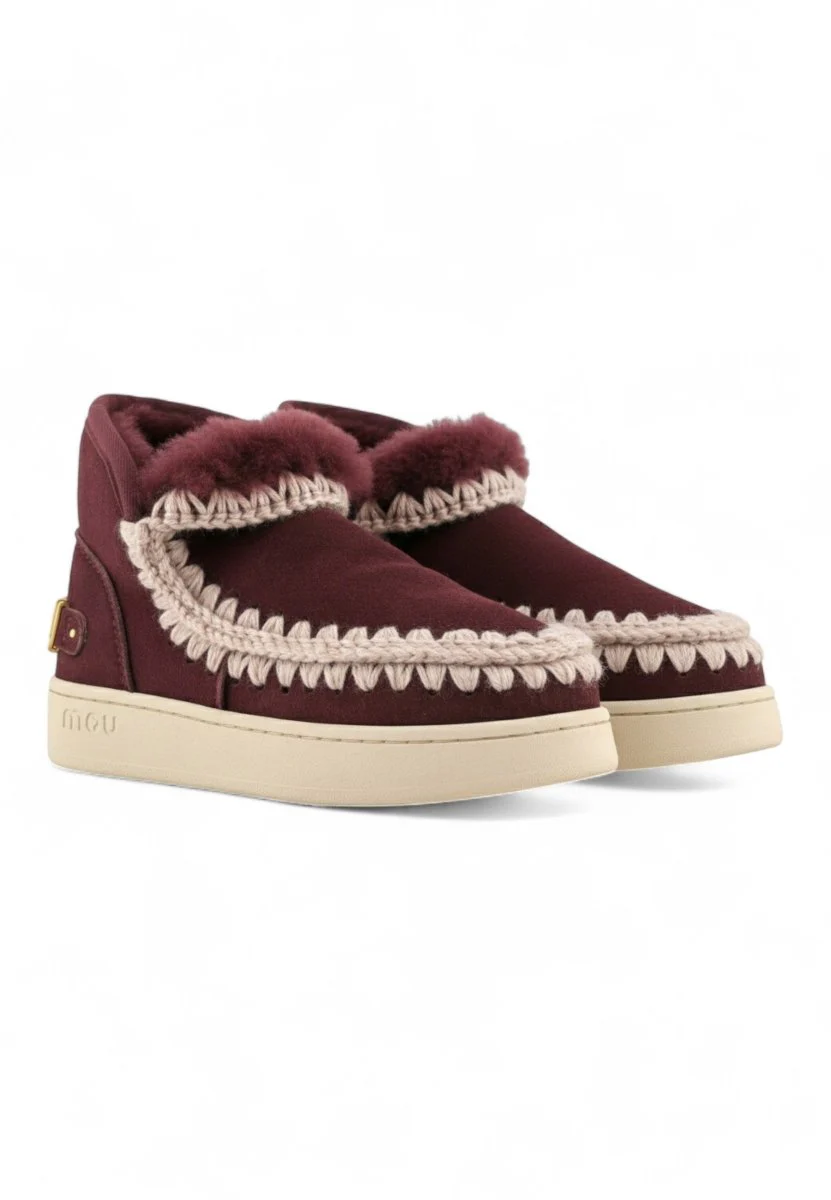 new eskimo sneaker suede let - cab cabernet - immagine 3