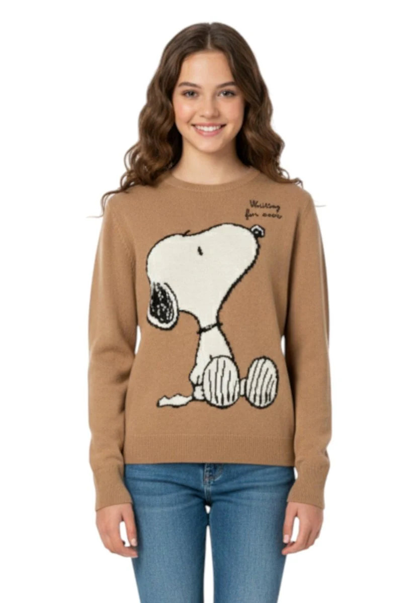 new queen - snoopy waiting snow 19 emb - immagine 2