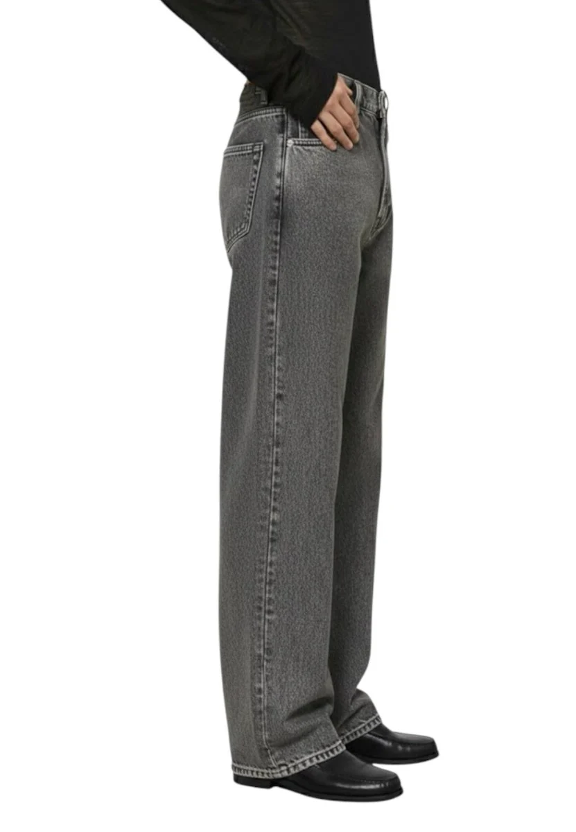 NINE IN THE MORNING - Jeans Grigio - immagine 3