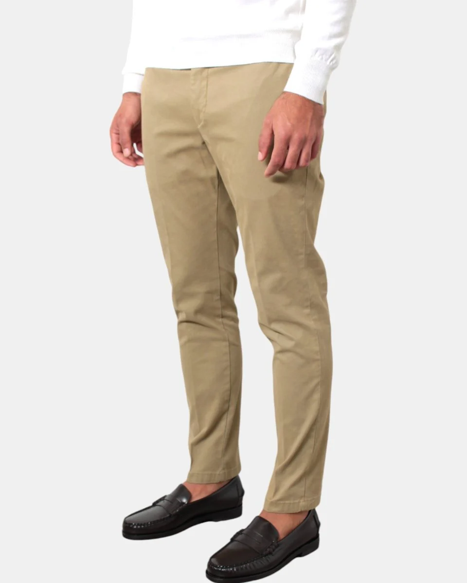 PANTALONE BE.ABLE MOD. ALEXANDER SHORTER - BEIGE - immagine 3