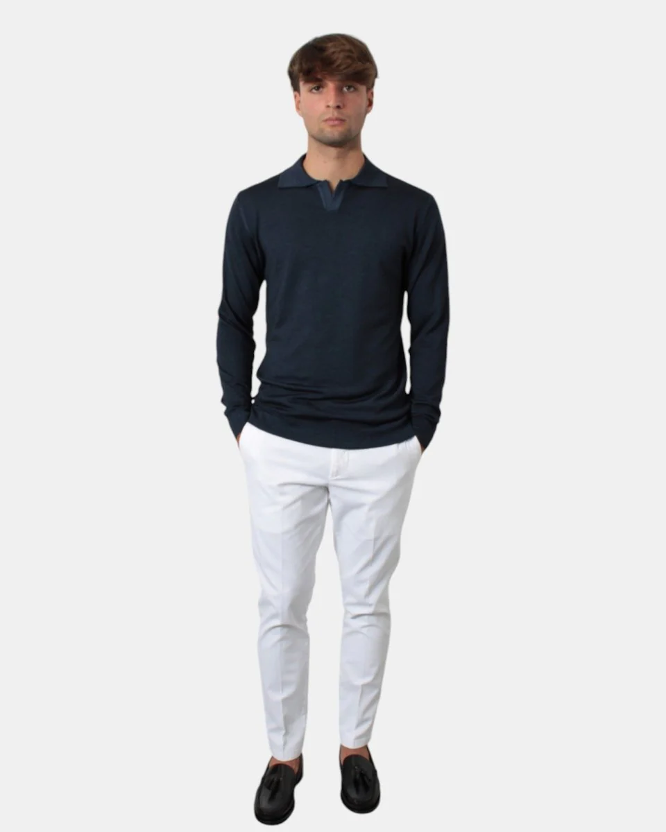 PANTALONE BE.ABLE MOD. ALEXANDER SHORTER - BIANCO - immagine 2