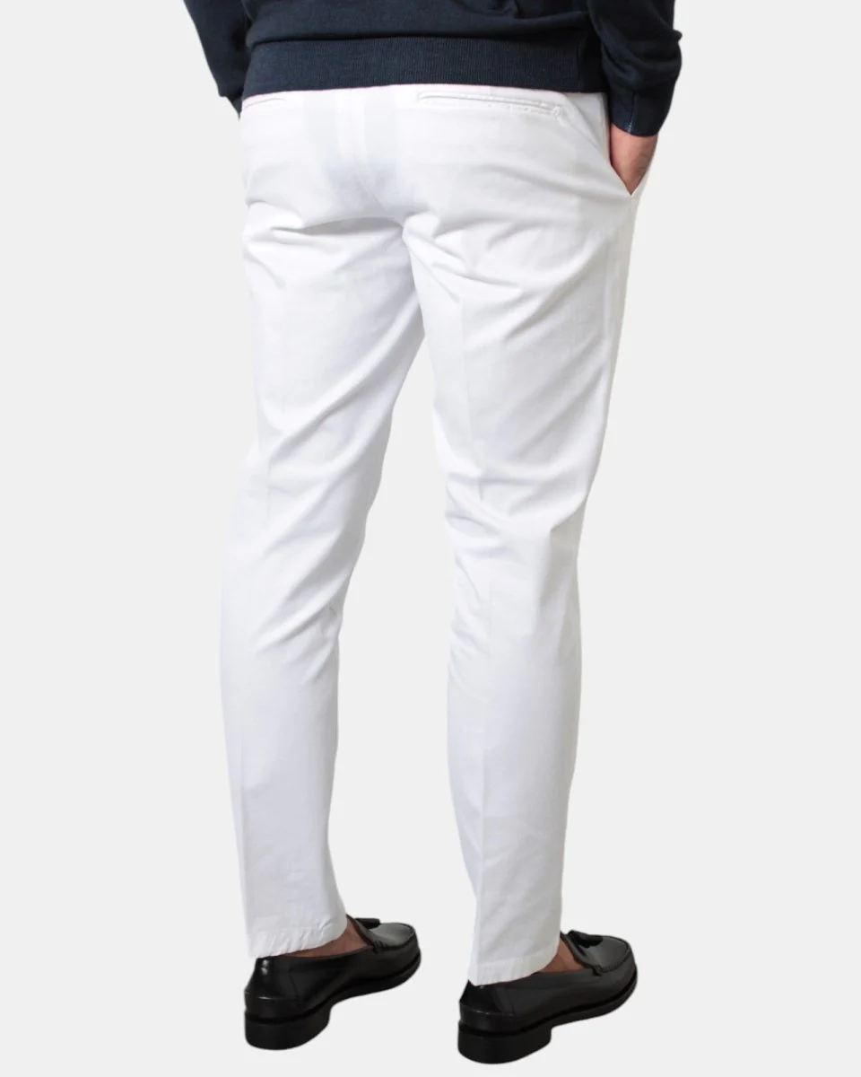 PANTALONE BE.ABLE MOD. ALEXANDER SHORTER - BIANCO - immagine 4